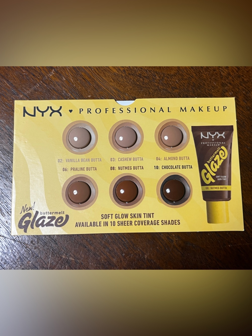 🤩 $5 SALE! 🤩 NWT NYX Buttermelt Glaze Skin Tint SPF 30 6 Shade Sampler
